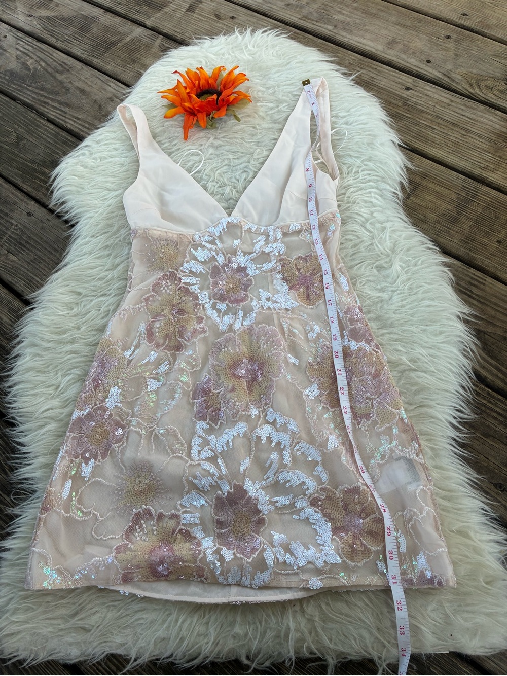 🌺GORGEOUS sexy Sasha Therese sequin mini dress 🌺 - Picture 6 of 8